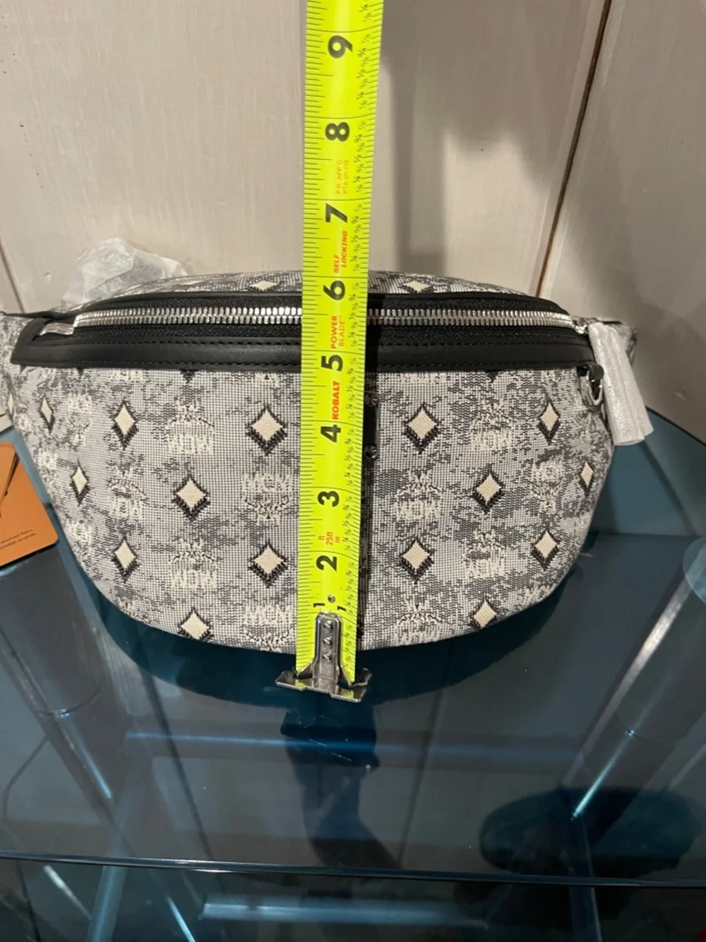 MCM Fursten Belt Bag In Denim Visetos NWT full inclusion - Picture 16 of 16